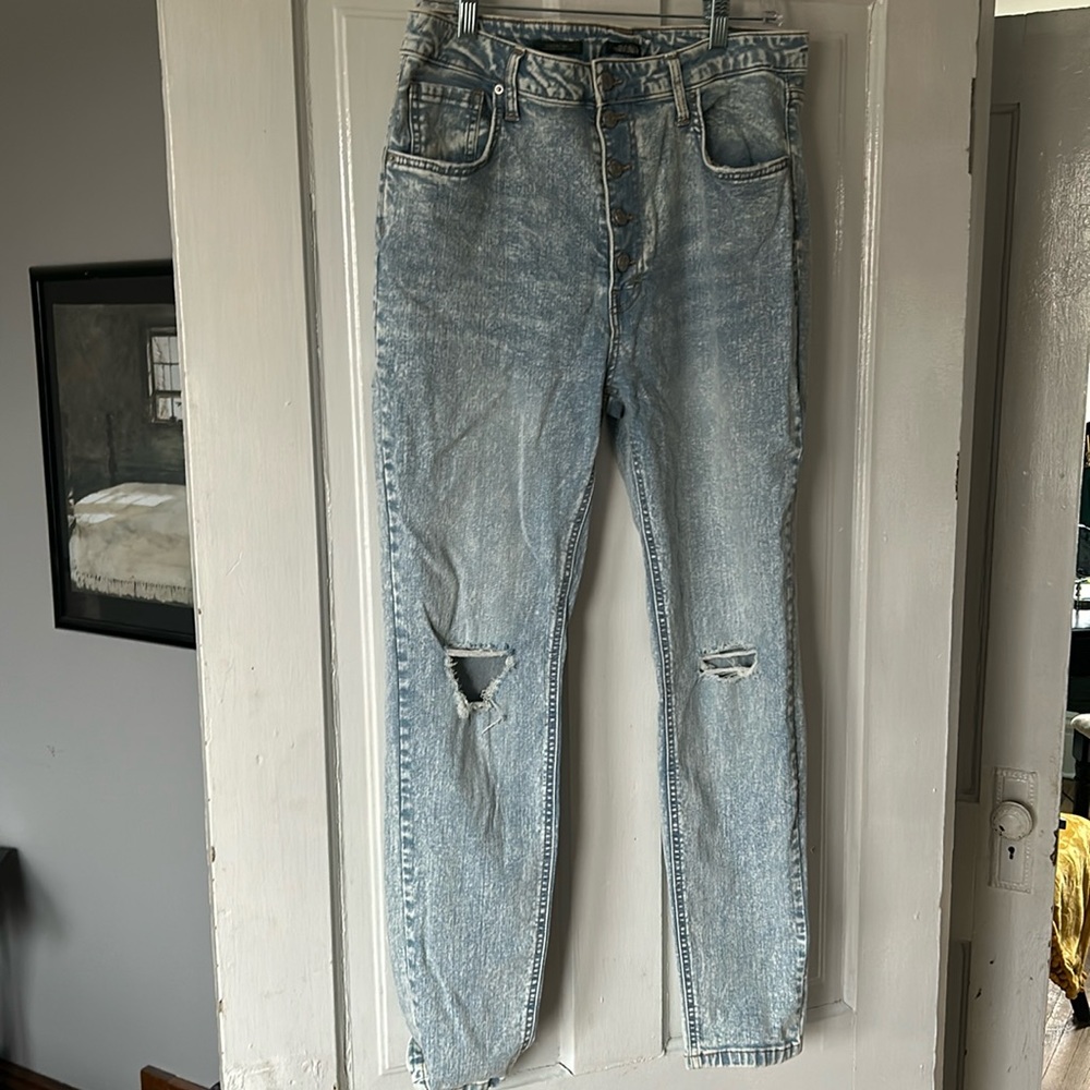 High rise wild fable acid wash jeans